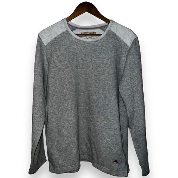 Gray Tommy Bahama Crewneck Sweatshirt Size L - Picture 1 of 4
